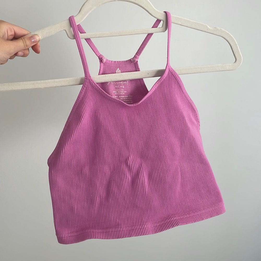 Free People Movement Pink Tank Top